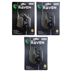 3 Kit plaquettes frein Yamaha MT-03 660  Av G, Av D et Ar 023-099X2 -  - Raven 104-242