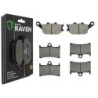 3 Kit plaquettes frein Yamaha Niken 850  Av G, Av D et Ar Nc -  - Raven 104-243