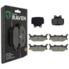 3 Kit plaquettes frein Yamaha XJ 600S Diversion  Av G, Av D et Ar 067-099X2 -  - Raven 104-244
