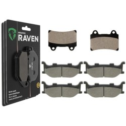 3 Kit plaquettes frein Yamaha XVZ 1300 Royal Star  Av G, Av D et Ar 073-099X2 -  - Raven 104-247