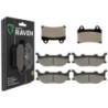 3 Kit plaquettes frein Yamaha XVZ 1300 Royal Star  Av G, Av D et Ar Nc -  - Raven 104-247