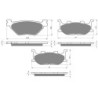 3 Kit plaquettes frein Yamaha T-Max 500  Av G, Av D et Ar Nc -  - Raven 104-250
