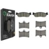 3 Kit plaquettes frein Yamaha YZF-R6 600  Av G, Av D et Ar Nc -  - Raven 104-251