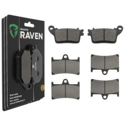 3 Kit plaquettes frein Yamaha YZF-R1S 1000  Av G, Av D et Ar 242-070X2 -  - Raven 104-252