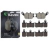 3 Kit plaquettes frein Yamaha YZF-R1 1000  Av G, Av D et Ar Nc -  - Raven 104-254