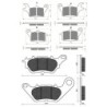 3 Kit plaquettes frein Yamaha Tricity 300  Av G, Av D et Ar Nc -  - Raven 104-256
