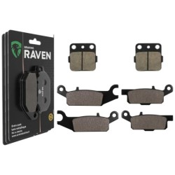 3 Kit plaquettes frein Yamaha Raptor 250  Av G, Av D et Ar Nc -  - Raven 104-258