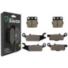 3 Kit plaquettes frein Yamaha Raptor 250  Av G, Av D et Ar 252-253-007 -  - Raven 104-258