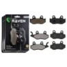 3 Kit plaquettes frein Yamaha Raptor 700  Av G, Av D et Ar Nc -  - Raven 104-260