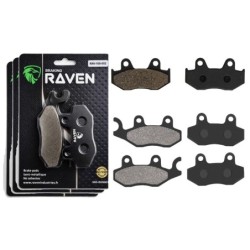 3 Kit plaquettes frein Yamaha YFZ 450  Av G, Av D et Ar Nc -  - Raven 104-260