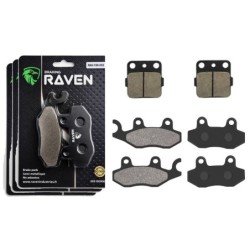 3 Kit plaquettes frein Yamaha YFZ 450  Av G, Av D et Ar Nc -  - Raven 104-261