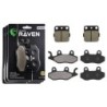 3 Kit plaquettes frein Yamaha YFZ 450  Av G, Av D et Ar Nc -  - Raven 104-261