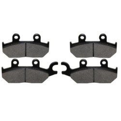 2 Kit plaquettes frein Yamaha YXM Viking 700  Av Ga et Dr 1XD-25805-10-00 , 1XD-25805-00-00 - EBC FA172 et FA642 - Raven 103-003