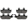 2 Kit plaquettes frein Yamaha YXM Viking 700  Av Ga et Dr 1XD-25805-10-00 , 1XD-25805-00-00 - EBC FA172 et FA642 - Raven 103-003