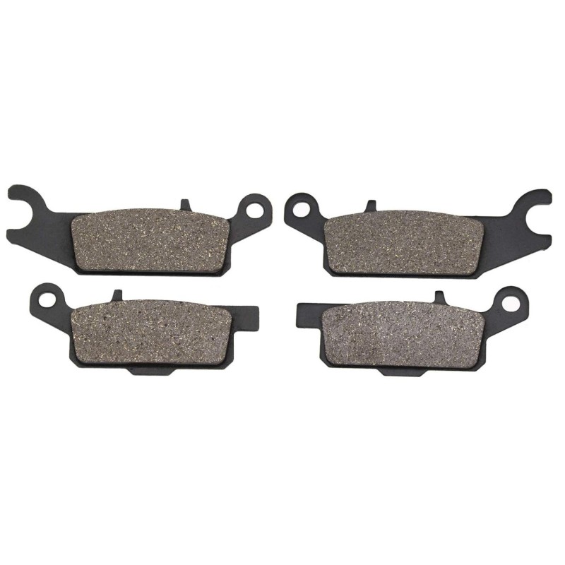 2 Kit plaquettes frein Yamaha Raptor 250  Av Ga et Dr 3B4-W0045-10 4D3-W0045-10, 3B4-W0045-00 4D3-W0045-00 - EBC FA444 et FA443 