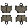 2 Kit plaquettes frein Yamaha XJ 750 Maxim Av Ga et Av Dr Nc - EBC FA81 - Raven 101-113