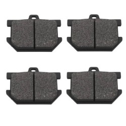 2 Kit plaquettes frein Yamaha XJ 650 Seca  Av Ga et Dr Nc - EBC FA34 - Raven 101-082