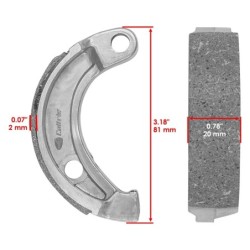 Machoire de frein Honda CRM 50  Arrière 45120-HB2-000 -  - Raven 110-129