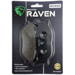 Plaquettes de frein Yamaha XV 1600 Wild Road Star Av Ga ou Av Dr 5BN-W0045-00 - EBC FA179 - Raven 100-048