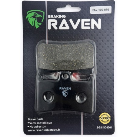 Plaquettes de frein Yamaha YZF R7 700 OW-02 Av Ga ou Av Dr 5FL-W0045-00-00 - EBC FA168/252 - Raven 100-070