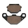 Plaquettes de frein Quadzilla Stinger 250  Arrière Nc - EBC FA67/2 - Raven 100-086