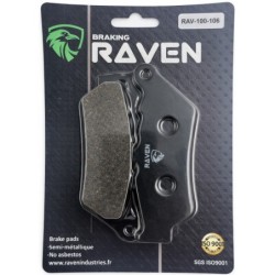 Plaquettes de frein Ducati Diavel 1200  Arrière 61340941A - EBC FA209 - Raven 100-106