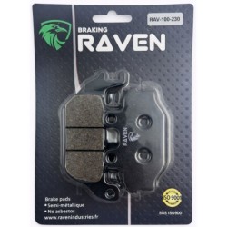 Plaquettes de frein Kymco Urban 250  AV Ga ou Av Dr Nc - EBC FA377 - Raven 100-230