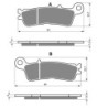 Plaquettes de frein Yamaha YZF 250  Avant B2W-25805-00-00 - Nc - Raven 100-403