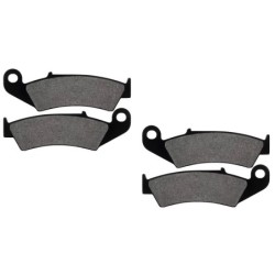 2 Kit plaquettes frein Honda TRX 250 Fourtrax R Av Ga et Av Dr Nc - EBC FA67 - Raven 101-004
