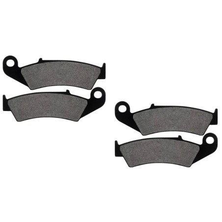 2 Kit plaquettes frein Honda TRX 250 Fourtrax R Av Ga et Av Dr Nc - EBC FA67 - Raven 101-004