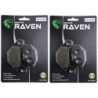 2 Kit plaquettes frein Quadzilla QZ 250  Av Ga et Av Dr Nc - EBC FA67 - Raven 101-005