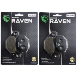 2 Kit plaquettes frein Kawasaki KFX 300  Av Ga et Av Dr 43082-1031 - EBC FA67 - Raven 101-005
