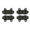 2 Kit plaquettes frein Barossa XS 125 T-13 Av Ga et Av Dr Nc - EBC FA86 - Raven 101-011