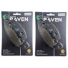 2 Kit plaquettes frein Kawasaki GPZ 500 S Av Ga et Av Dr Nc - EBC FA129 - Raven 101-013