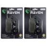 2 Kit plaquettes frein Triumph Trident 660  Av Ga et Dr Nc - EBC FA196/226 - Raven 101-014