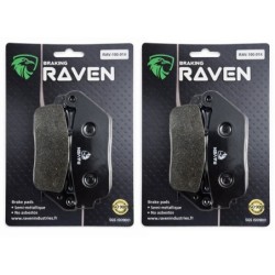 2 Kit plaquettes frein Yamaha X-Max 400  Av Ga et Av Dr 37P-F5811-00-00 - EBC FA196/226 - Raven 101-014