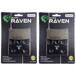 2 Kit plaquettes frein Triumph Daytona 1000  Av Ga et Av Dr Nc - EBC FA145 236 - Raven 101-017