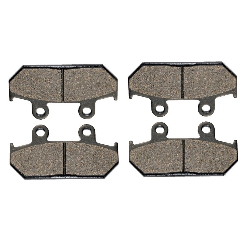 2 Kit plaquettes frein Honda GL 1500 Gold-Wing  Av Ga et Dr Nc - EBC FA124/2 - Raven 101-024