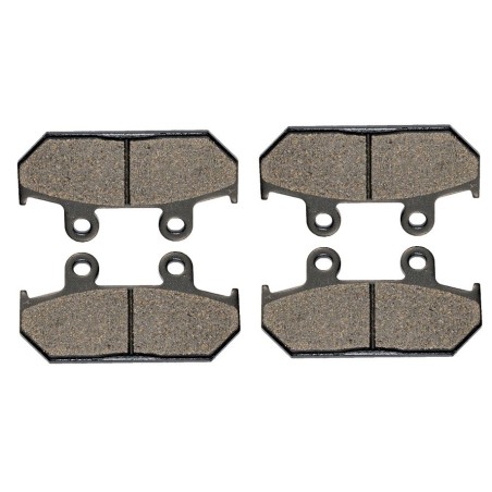 2 Kit plaquettes frein Honda GL 1500 Gold-Wing  Av Ga et Av Dr Nc - EBC FA124/2 - Raven 101-024