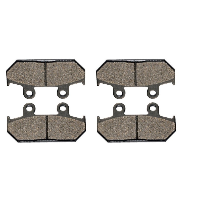 2 Kit plaquettes frein Honda Africa Twin 750  Av Ga et Av Dr Nc - EBC FA121 - Raven 101-025