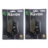 2 Kit plaquettes frein Ducati Monster 620 Dark Av Ga et Av Dr Nc - EBC FA181 - Raven 101-031