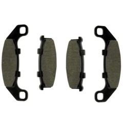 2 Kit plaquettes frein Kawasaki GPX 400  Av Ga et Av Dr Nc - EBC FA141 - Raven 101-044