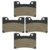 2 Kit plaquettes frein Yamaha FZR 1000 EXUP Av Ga et Av Dr 3GM-W0045-60-00 - EBC FA182 - Raven 101-045