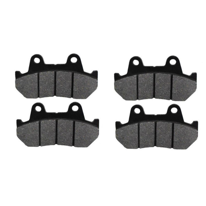 2 Kit plaquettes frein Honda GL 500 Silver Wing  Av Ga et Av Dr Nc - EBC FA69/2 - Raven 101-049