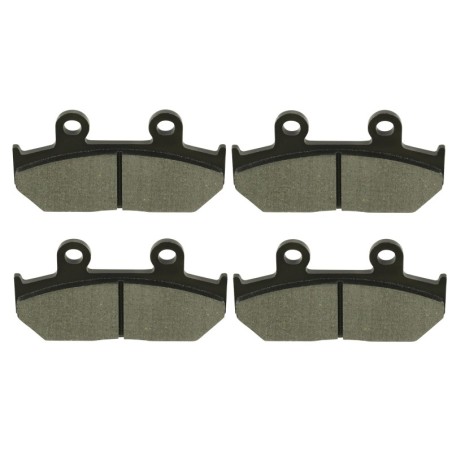 2 Kit plaquettes frein Honda CBR 1000 F  Av Ga et Av Dr Nc - EBC FA124 - Raven 101-051