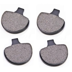 2 Kit plaquettes frein Harley-davidson Electra Glide Classic 1340  Av Ga et Av Dr Nc - EBC FA94 - Raven 101-057