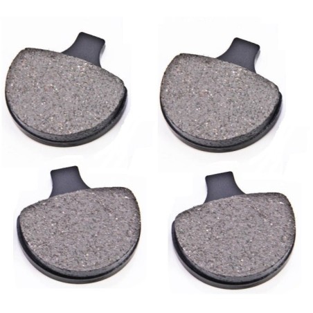 2 Kit plaquettes frein Harley-davidson Electra Glide Classic 1340  Av Ga et Av Dr Nc - EBC FA94 - Raven 101-057