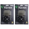 2 Kit plaquettes frein Honda GL 1100 Gold-Wing  Av Ga et Dr Nc - EBC FA30 - Raven 101-079