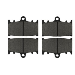2 Kit plaquettes frein Kawasaki Ninja ZX-6R 600  Av Ga et Av Dr 43082-1130 - EBC FA180 - Raven 101-090