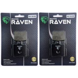 2 Kit plaquettes frein Quadro 3D 350  Av Ga et Av Dr Nc - EBC FA193 - Raven 101-098
